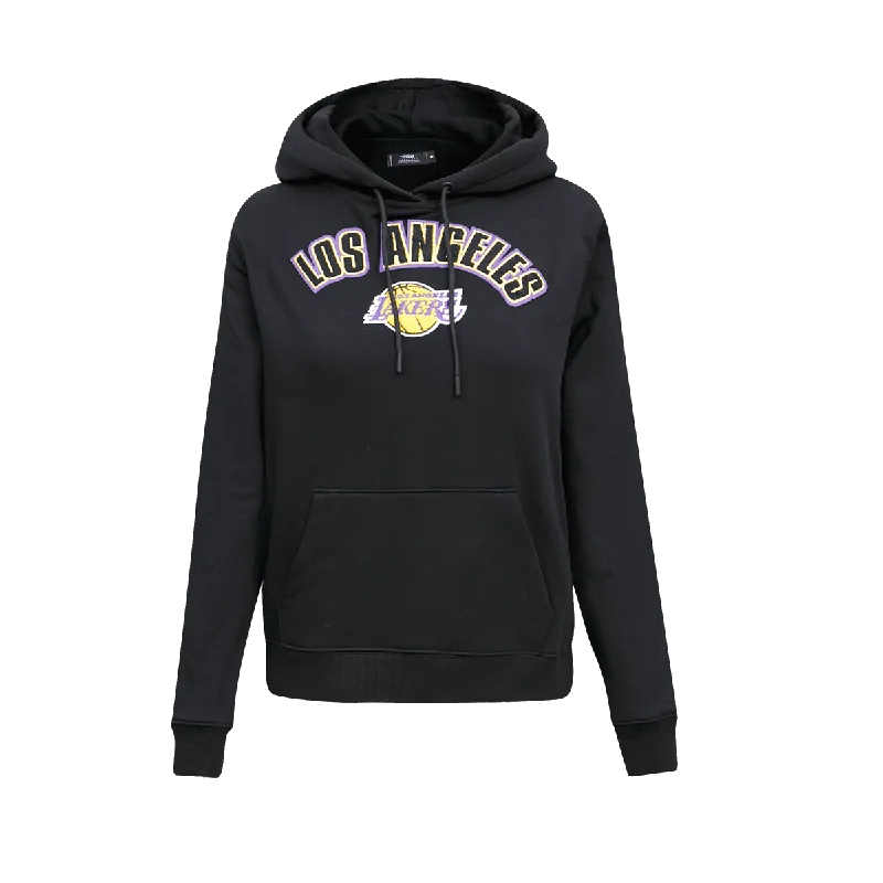 NBA LOS ANGELES LAKERS CLASSIC WOMEN'S PO HOODIE (BLACK)