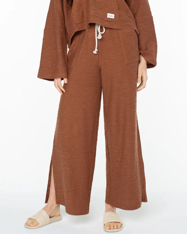 Beach Breeze Slide-Slit Wide Leg Pants