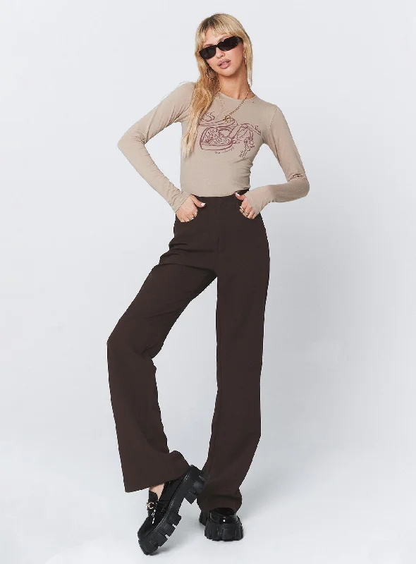 Lulu Pants Brown