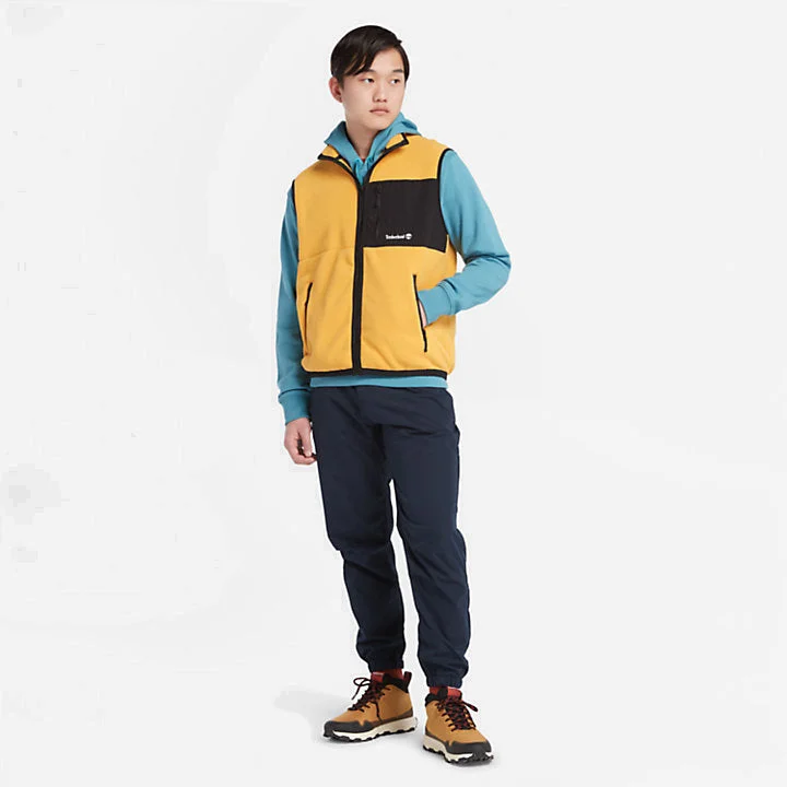 OUTDOOR ARCHIVE POLARTEC FLEECE VEST - MINERAL YELLOW