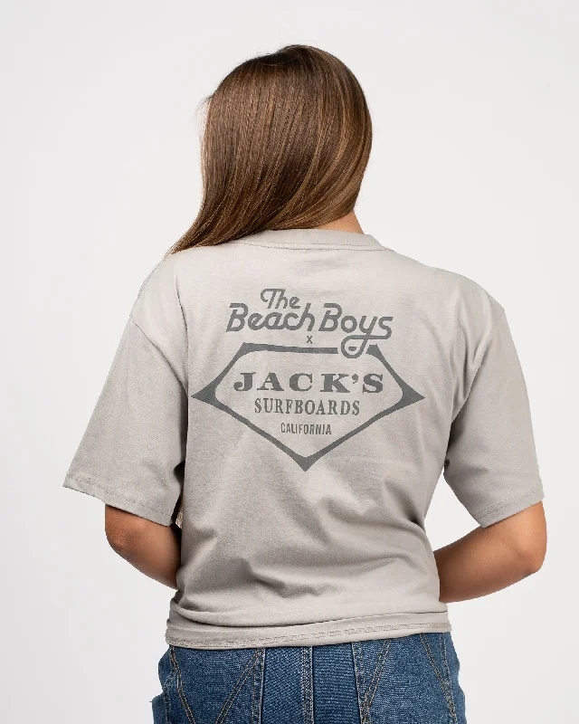 The Beach Boys x Jack's W "Retro Beach Boys" Boxy Top S/S Tee