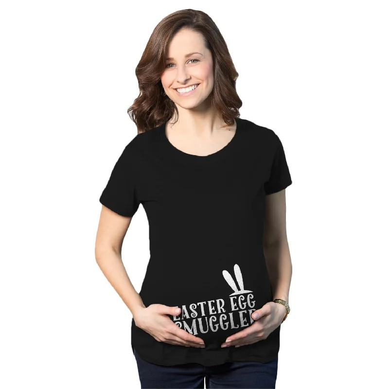 Easter Egg Smuggler Maternity T shirt Maternity T Shirt