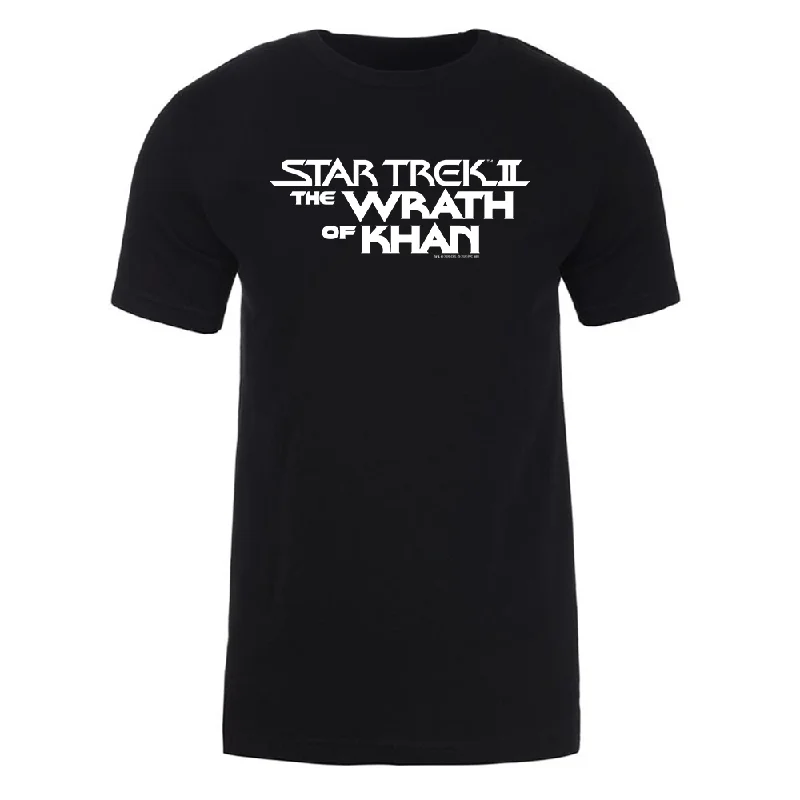 Star Trek II: The Wrath of Khan Logo Adult Short Sleeve Shirt