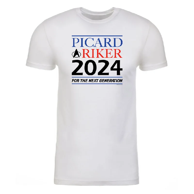 Star Trek: The Next Generation Picard & Riker 2024 Adult Short Sleeve T-Shirt