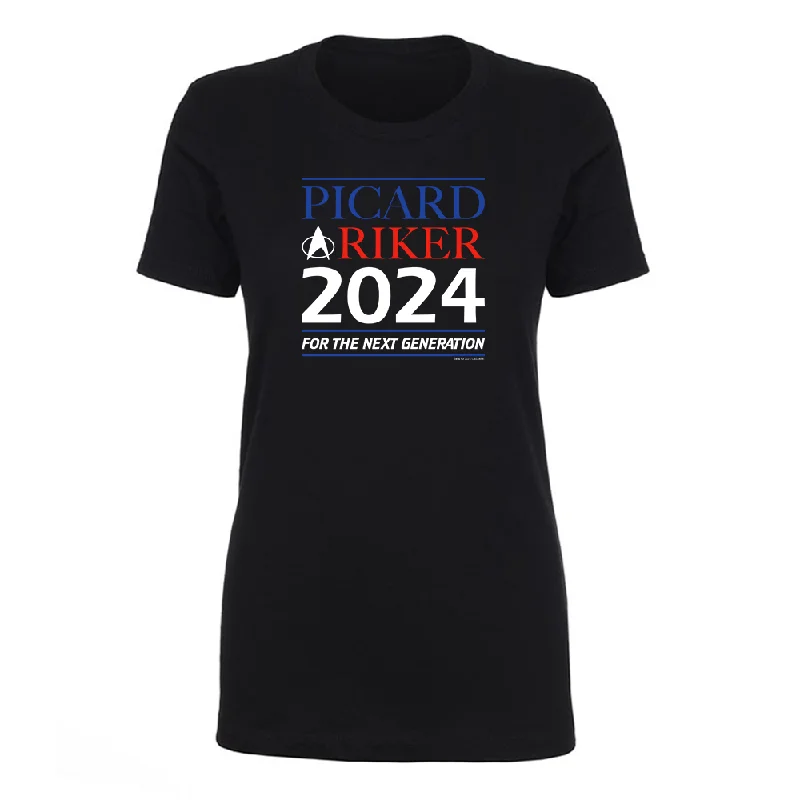 Star Trek: The Next Generation Picard & Riker 2024 Women's Short Sleeve T-Shirt