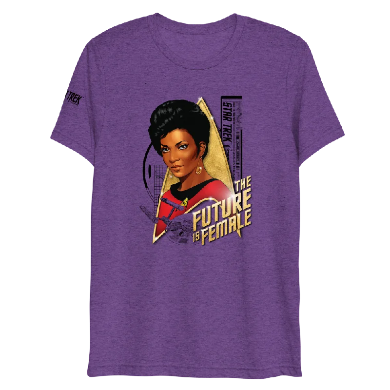 Star Trek: The Original Series Uhura The Future Is Female Adult Tri-Blend T-Shirt