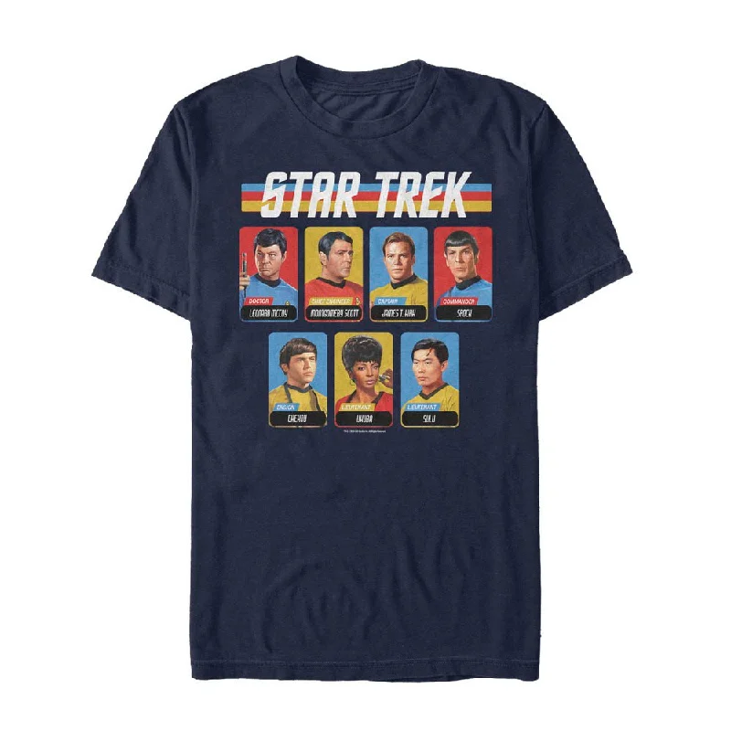 Star Trek: The Original Series Crew Retro Rainbow Graphic T-Shirt