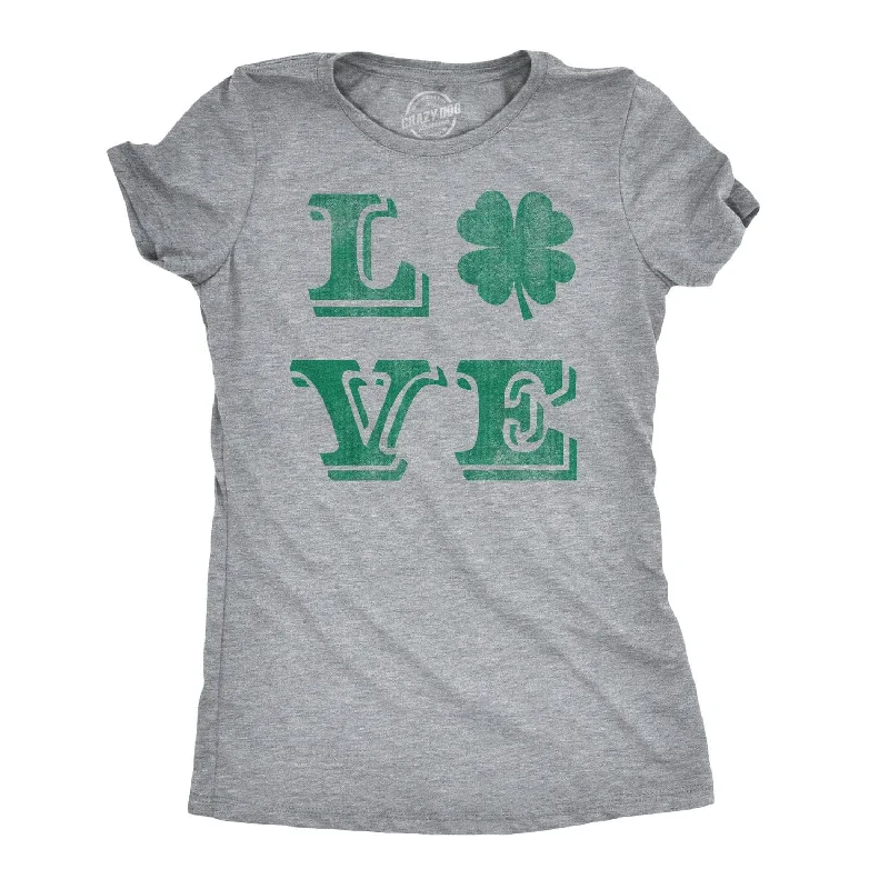 LOVE Lucky Clover Women's T Shirt