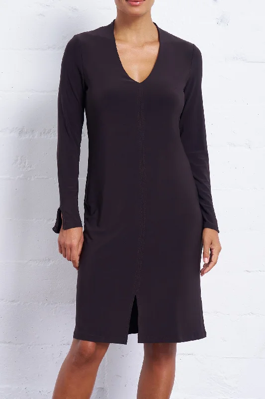 Luxe Stretch Long Sleeve Dress