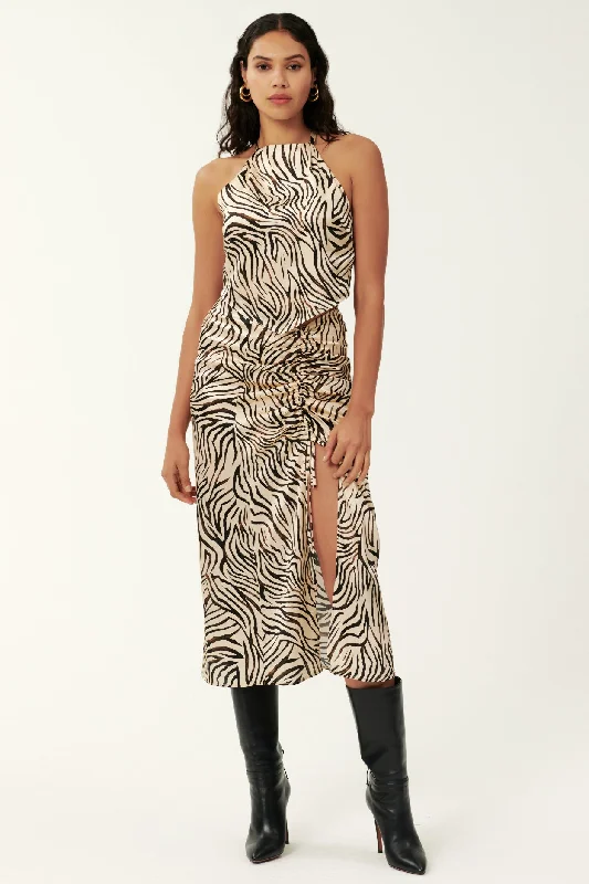 Lia Skirt - Abstract Animal Print