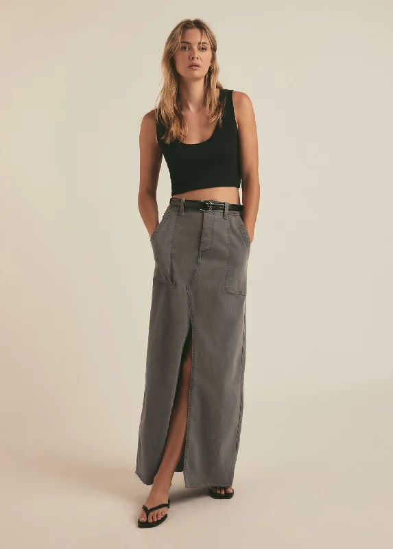 THE SADIE UTILITY MAXI SKIRT