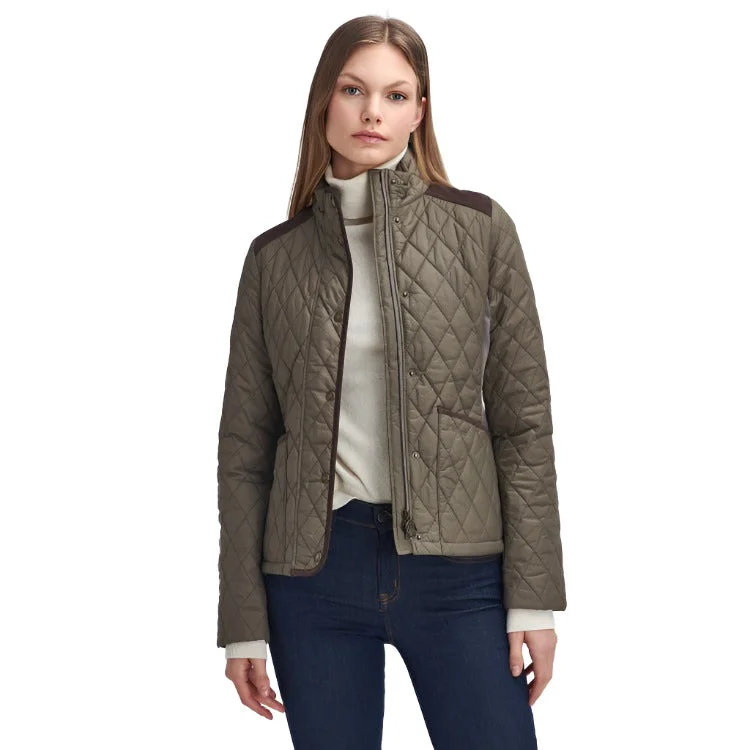 Barbour Ladies Highfield Quilt Jacket - Winter Moss/Classic